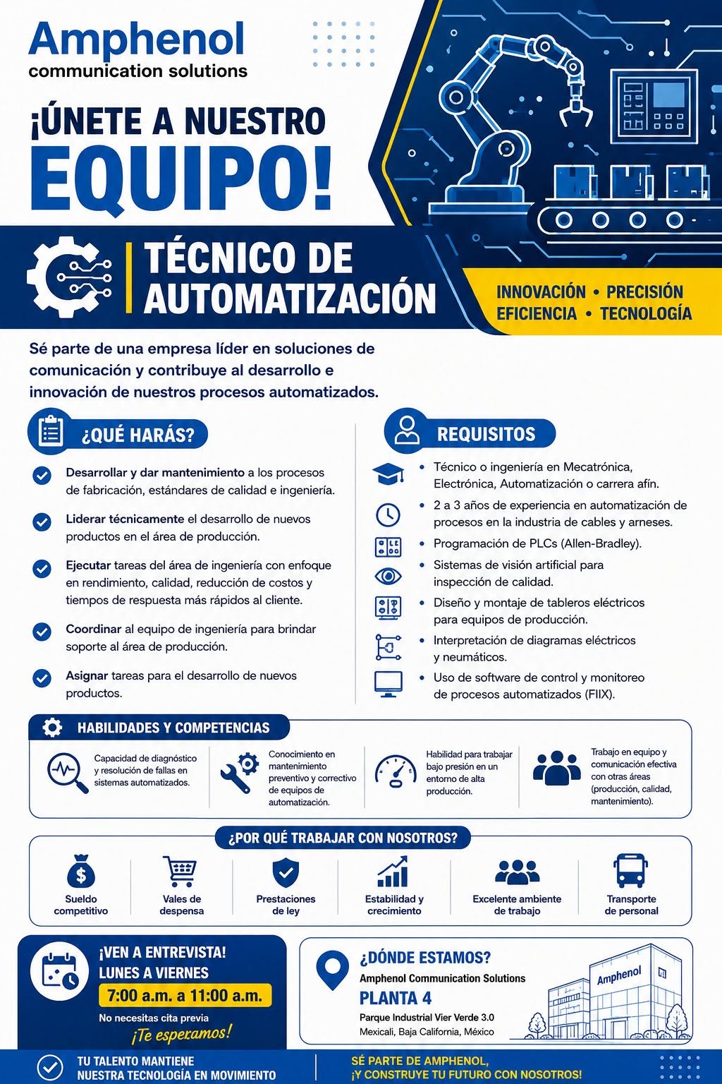 Técnico de Automatización
