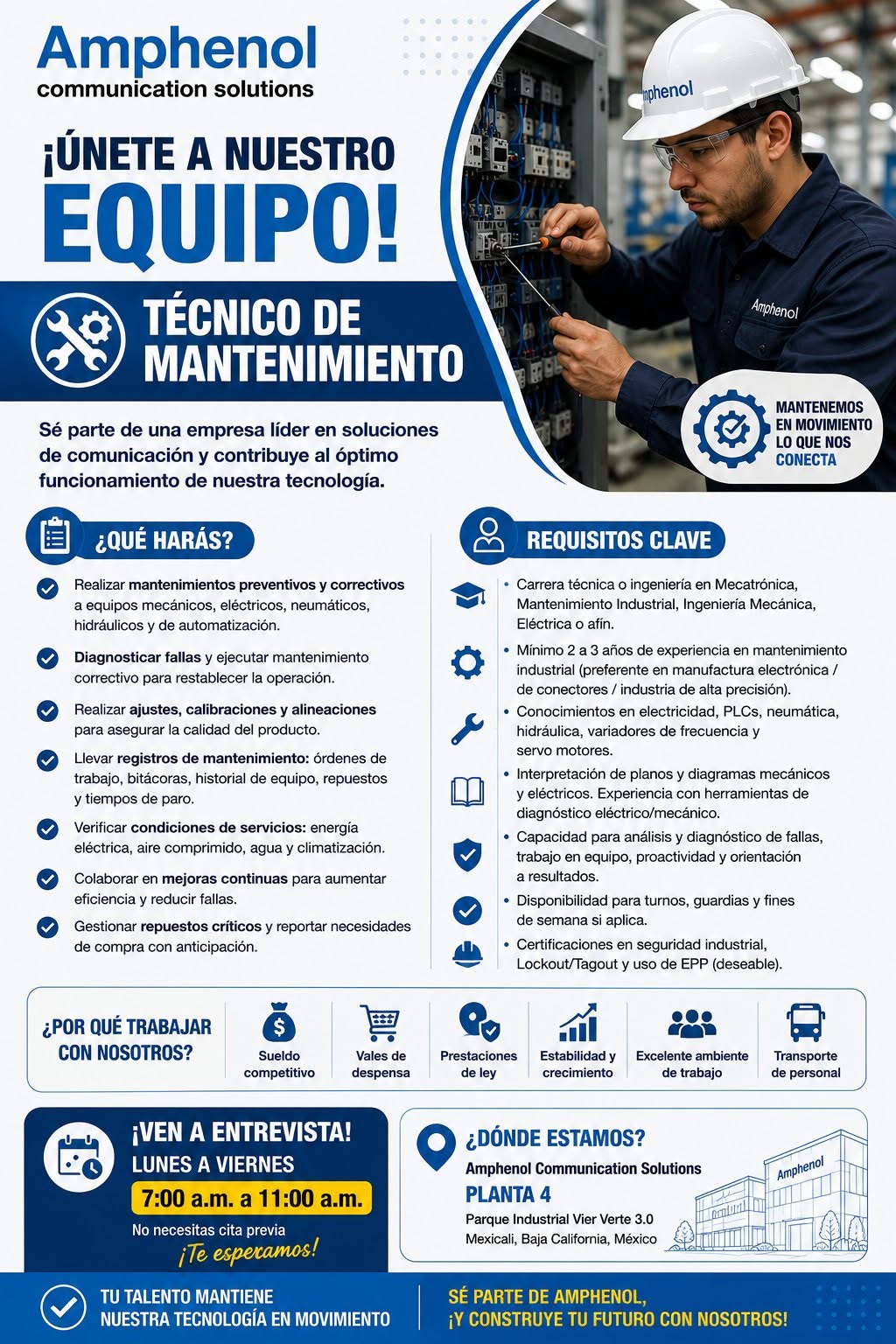 Técnico de Mantenimiento