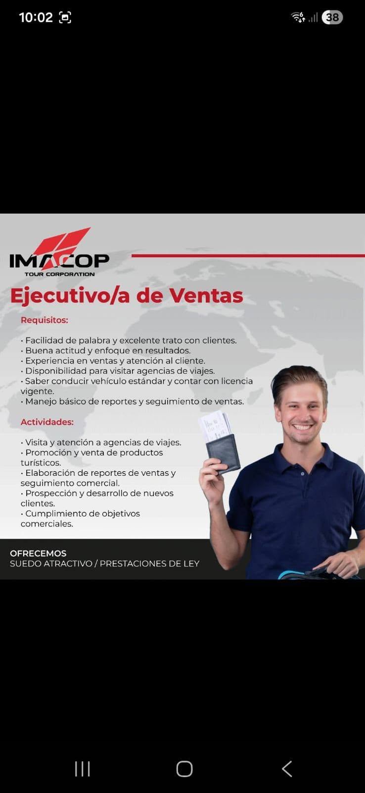 Ejecutivo/a de Ventas