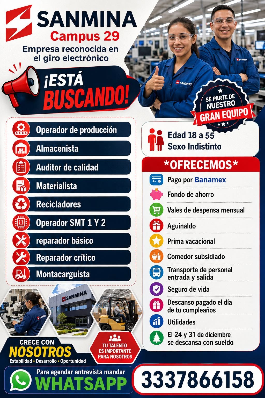 Vacante disponible