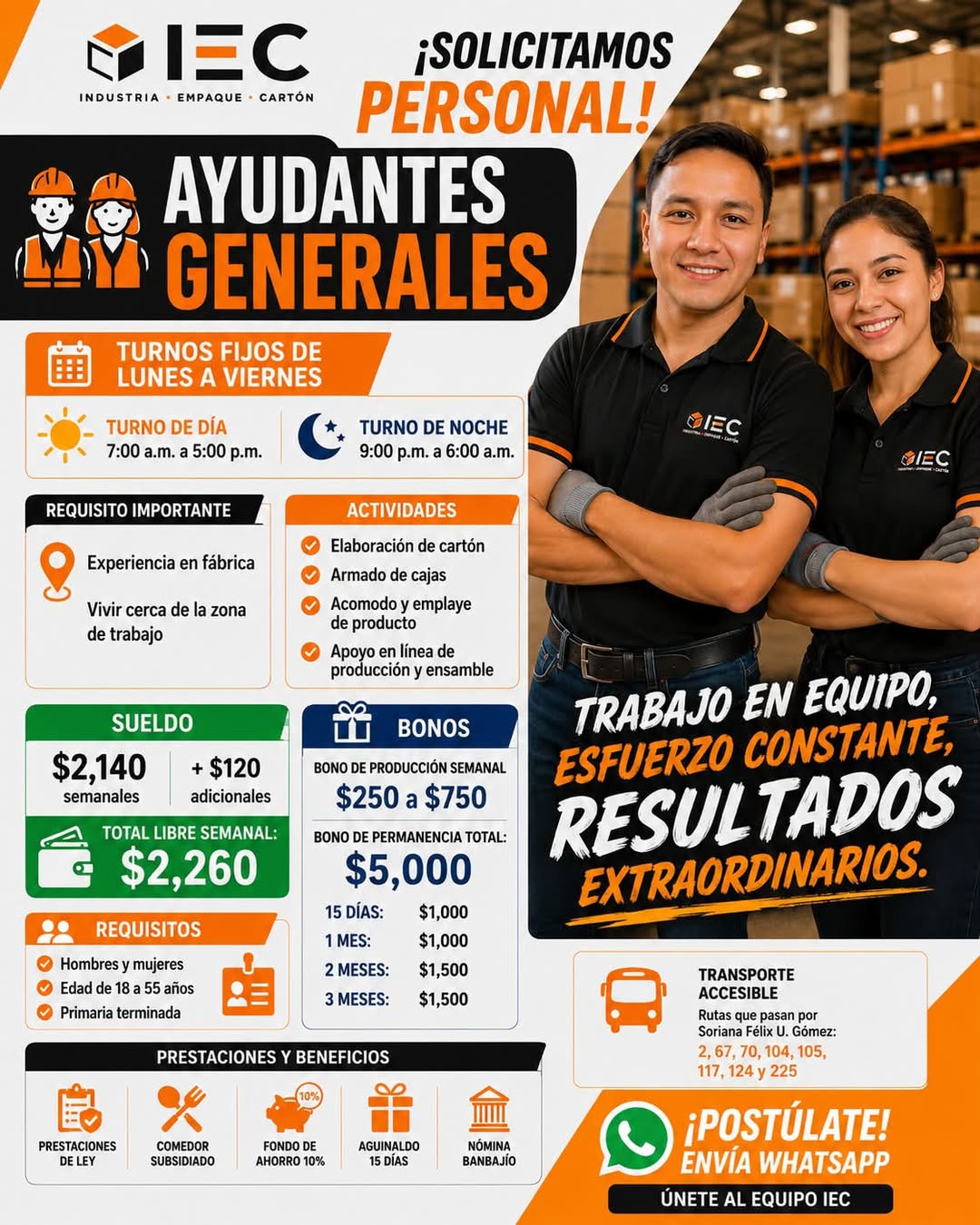 Vacante disponible