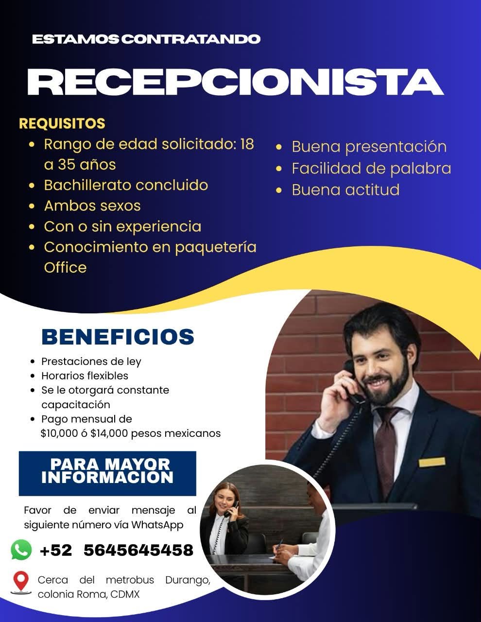 Recepcionista