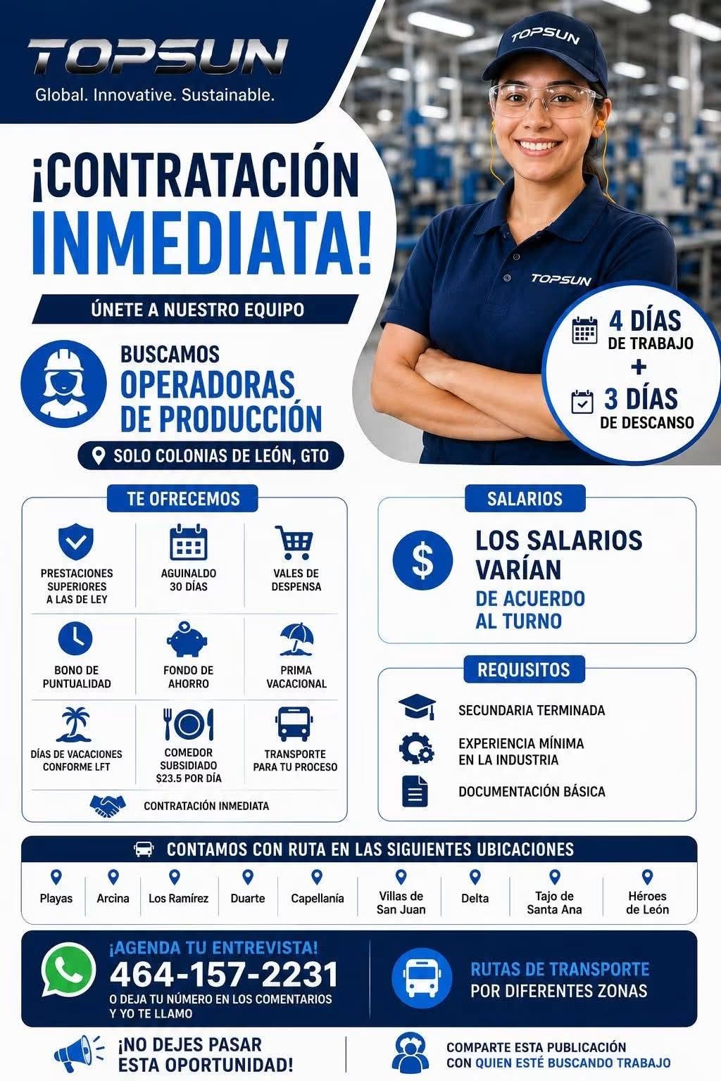 Vacante disponible