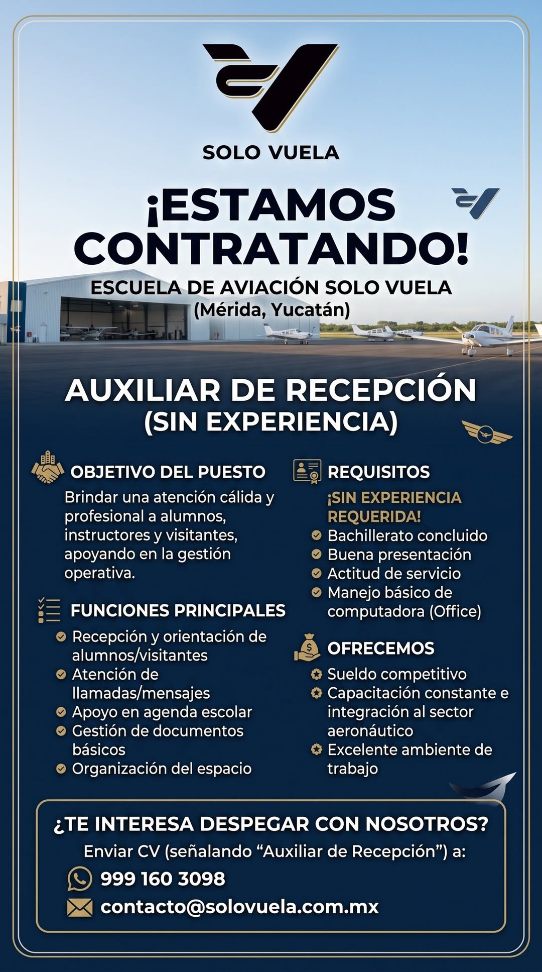 Auxiliar de Recepción
